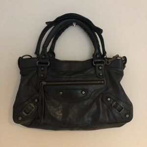 BALENCIAGA first edition moto city bag